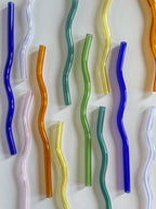 Wavy Glass Straws