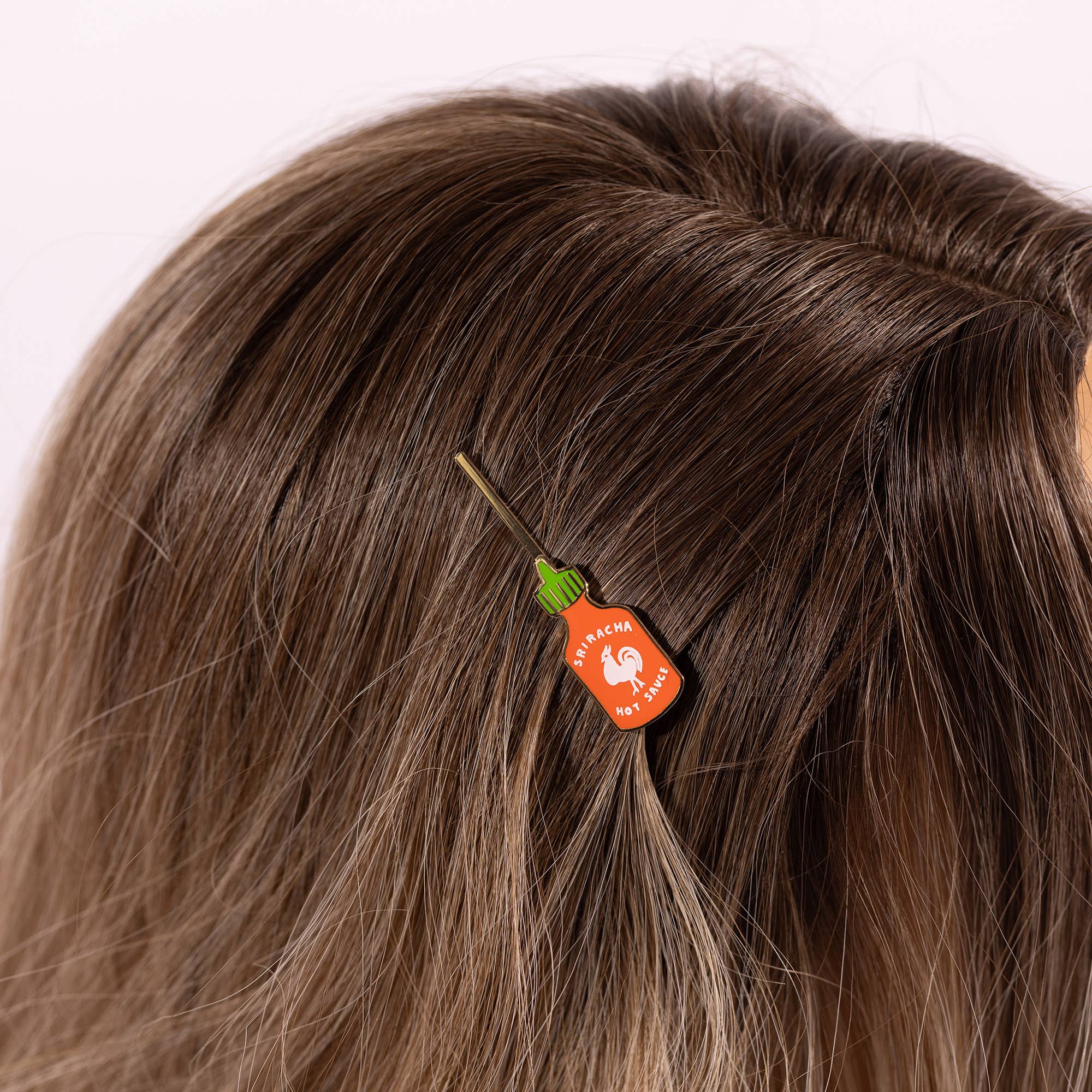 Sriracha Hairpin | Hot Sauce Gold Hair Accessory