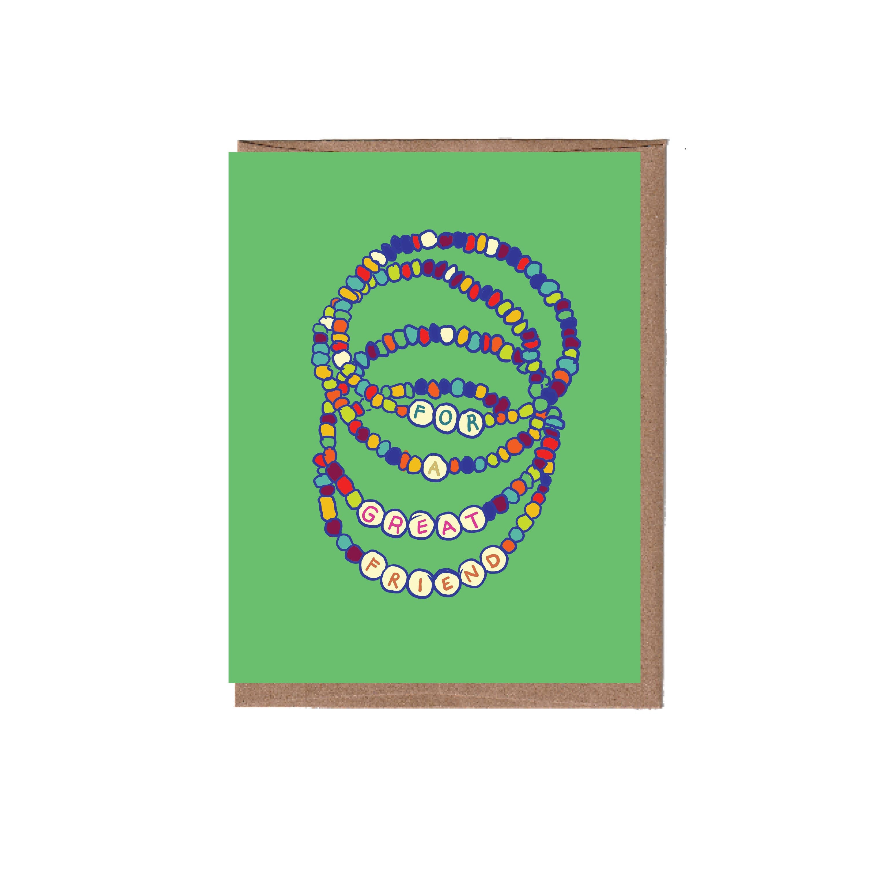 Friend Bracelets Greeting Card
