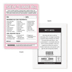 Self Care RX Note Pad