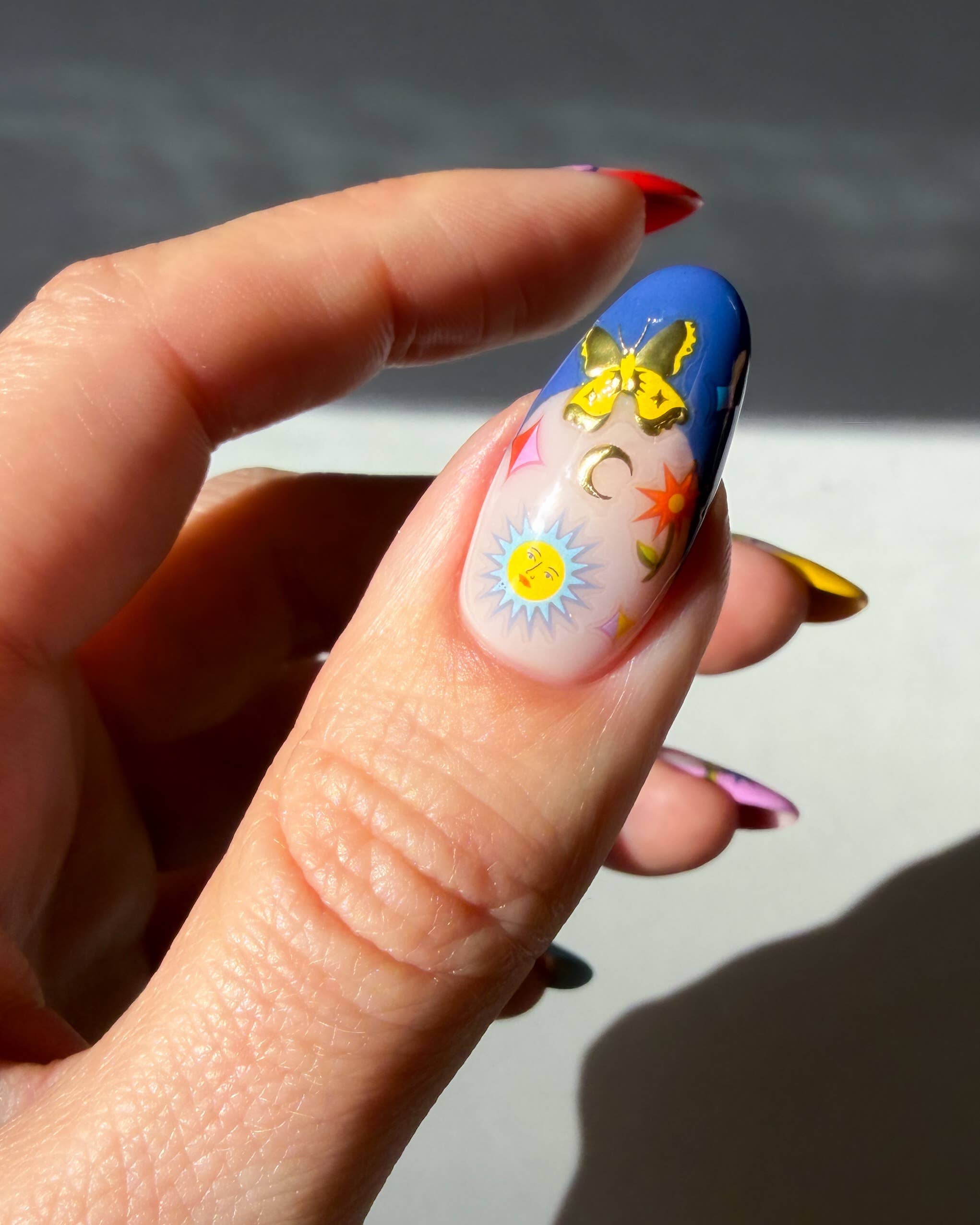 Nail Art Stickers - JARDÍN ESTELAR