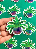 Disco Ball Planter Sticker