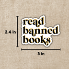 Read Banned Books Sticker