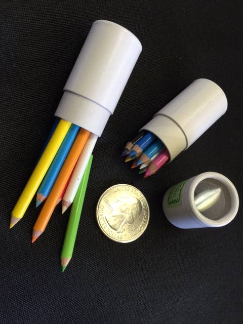 Mini Pencils in Mini Paper Tube