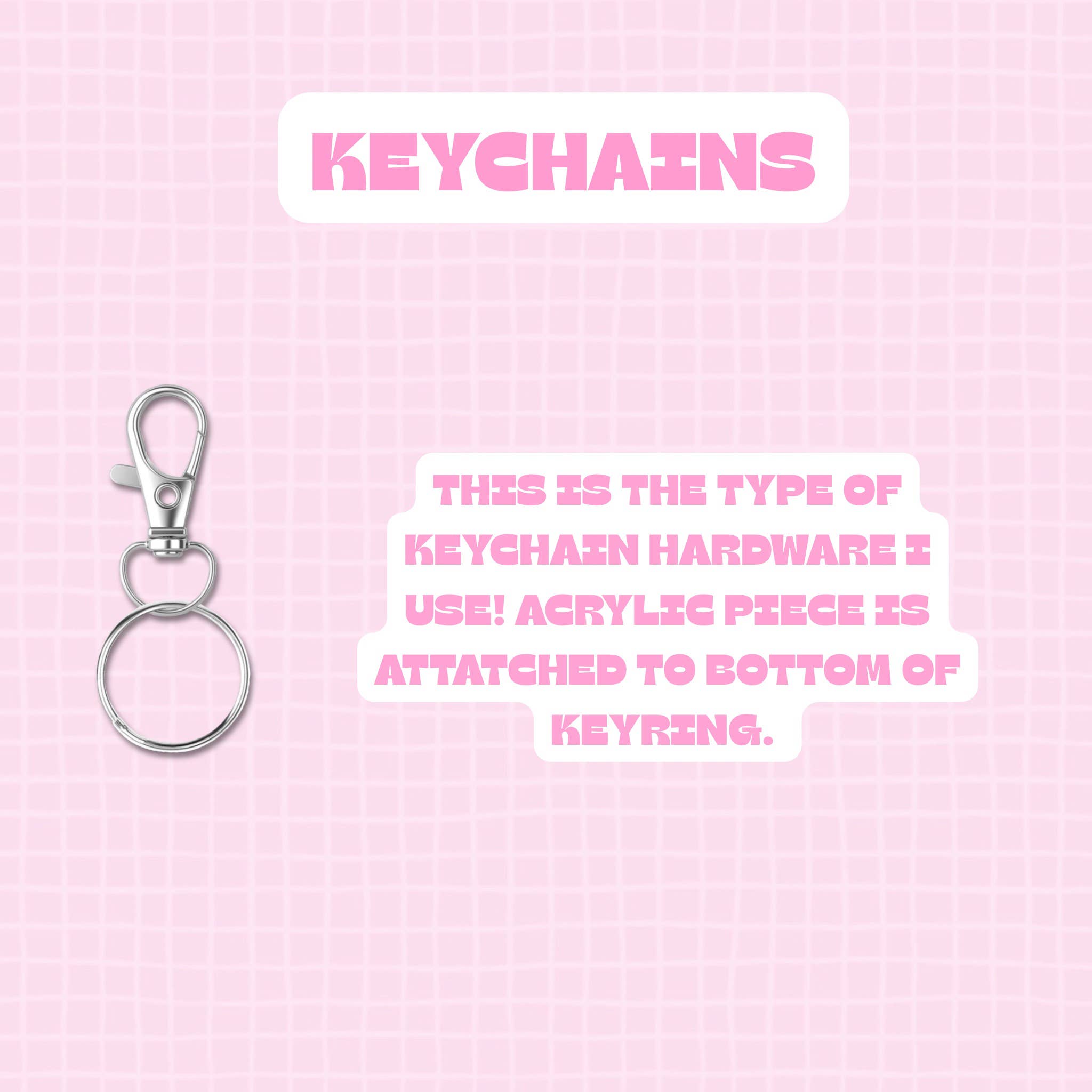 Thank You Bag Handmade Acrylic Earrings & Keychains