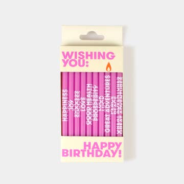 Wishing You: Birthday Candles (10 Pack)