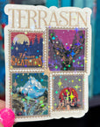 Terrasan Stamps Throne of Glass Holographic Sticker