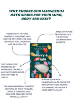 Bergamot Plum Holiday Bath Salt Soak︱Holiday Wellness Gift