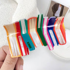 Book Style Acrylic Hair Claw Clip