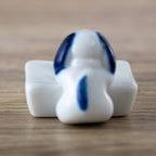 Dog and Bone Porcelain Chopsticks Rest 1.75"L