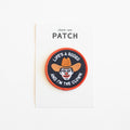 Rodeo Clown Embroidered Iron on Patch