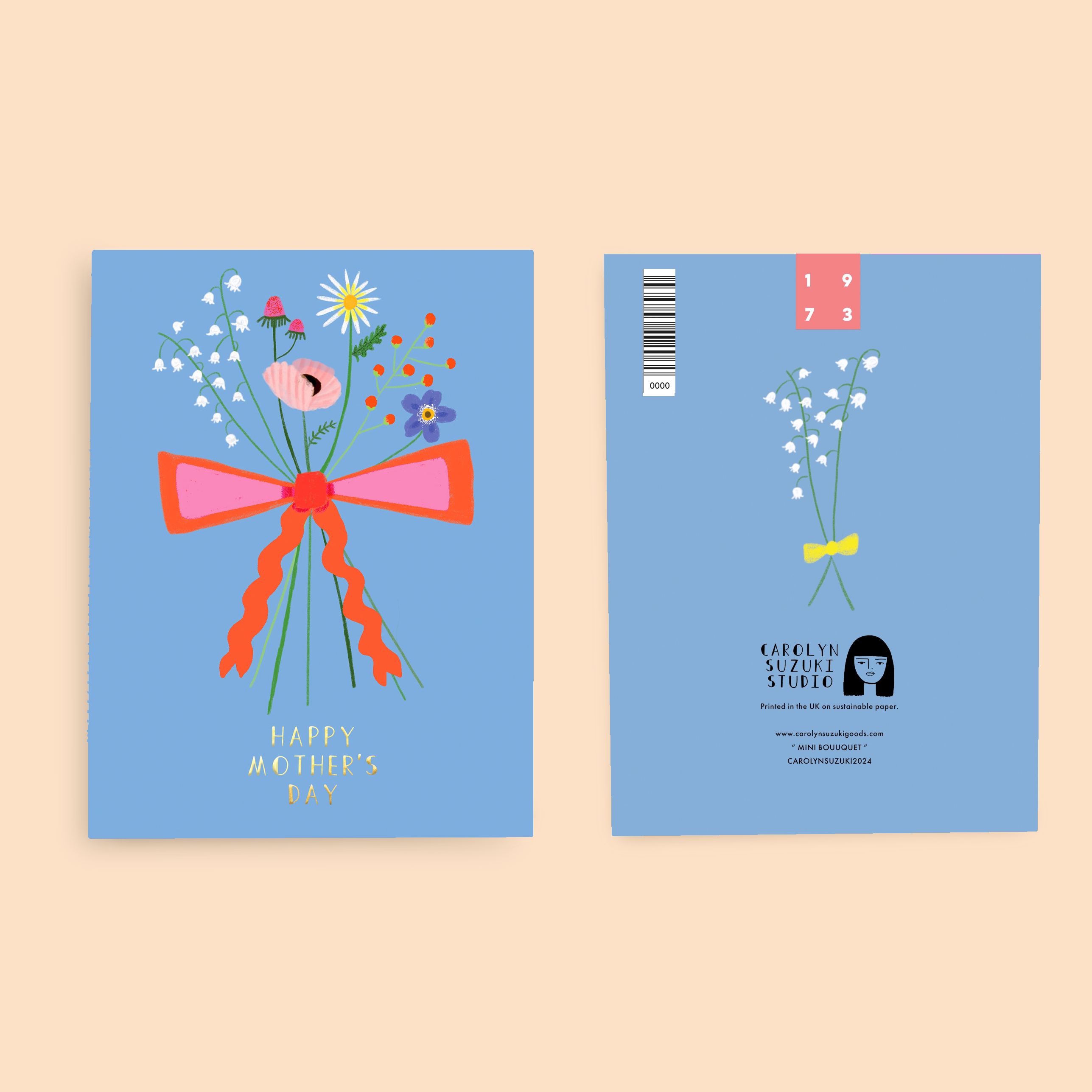 MINI BOUQUET - Mother's Day Card