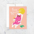 Kitty Retirement Card