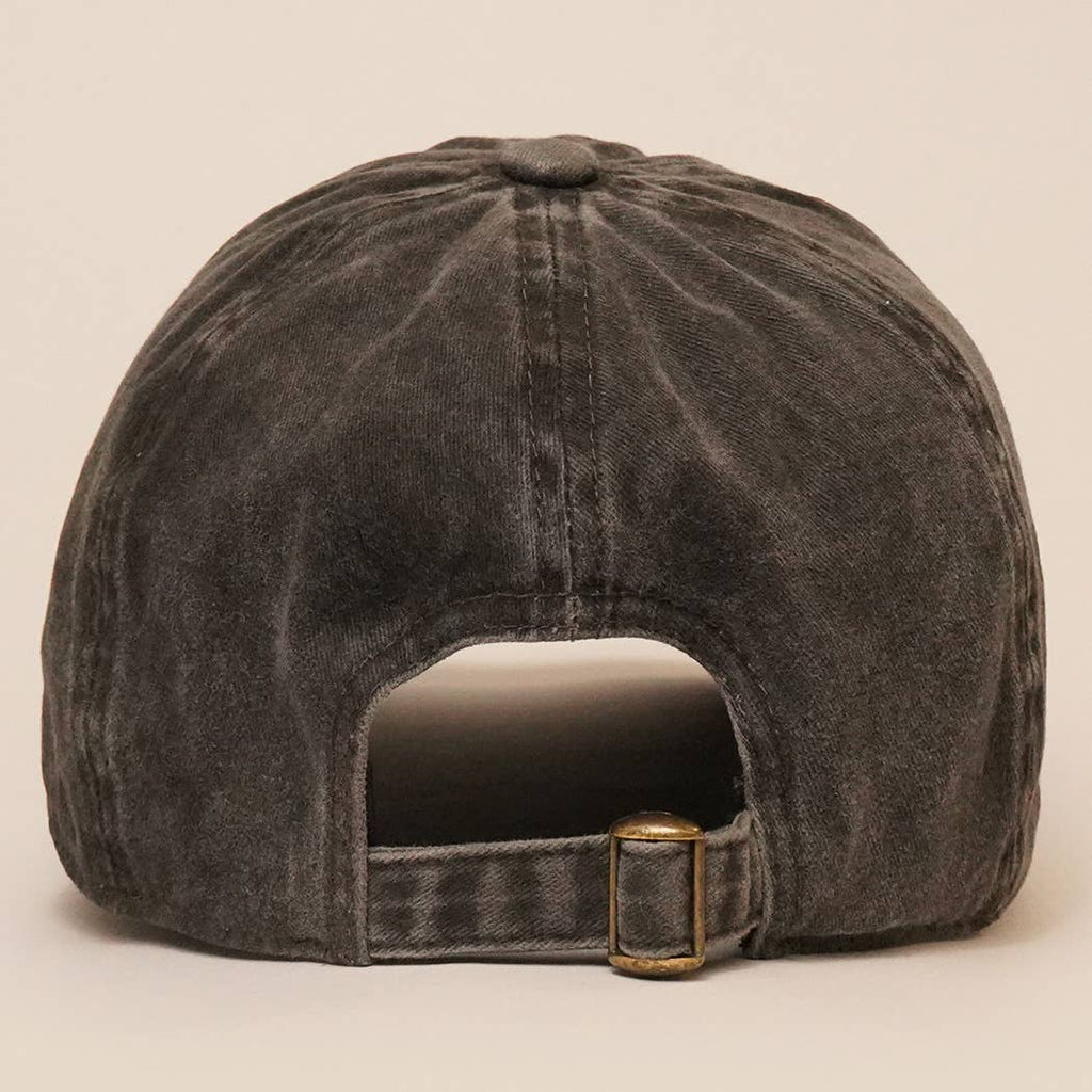 Ghost Embroidered Cotton Baseball Dad Cap