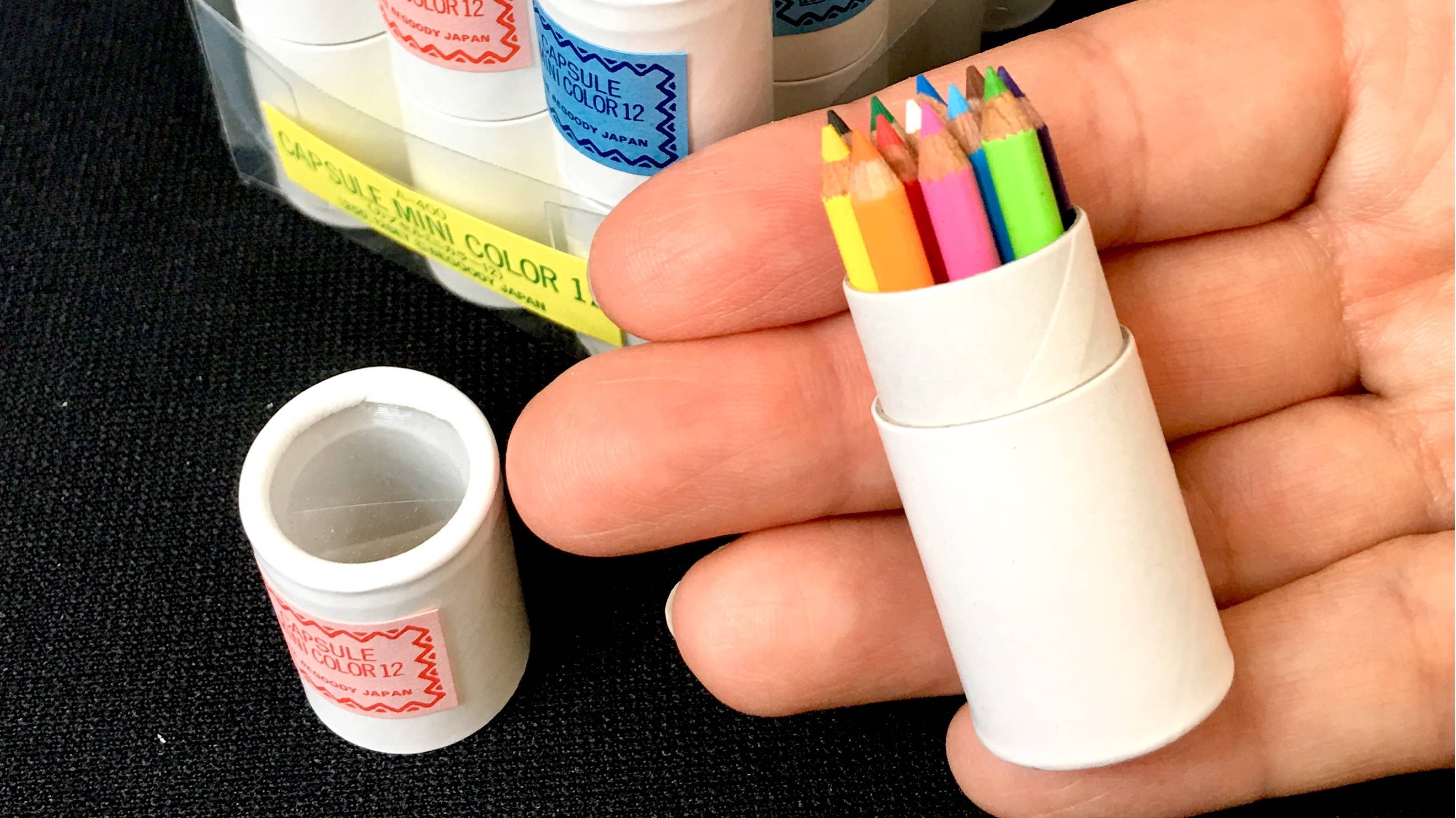 Mini Pencils in Mini Paper Tube