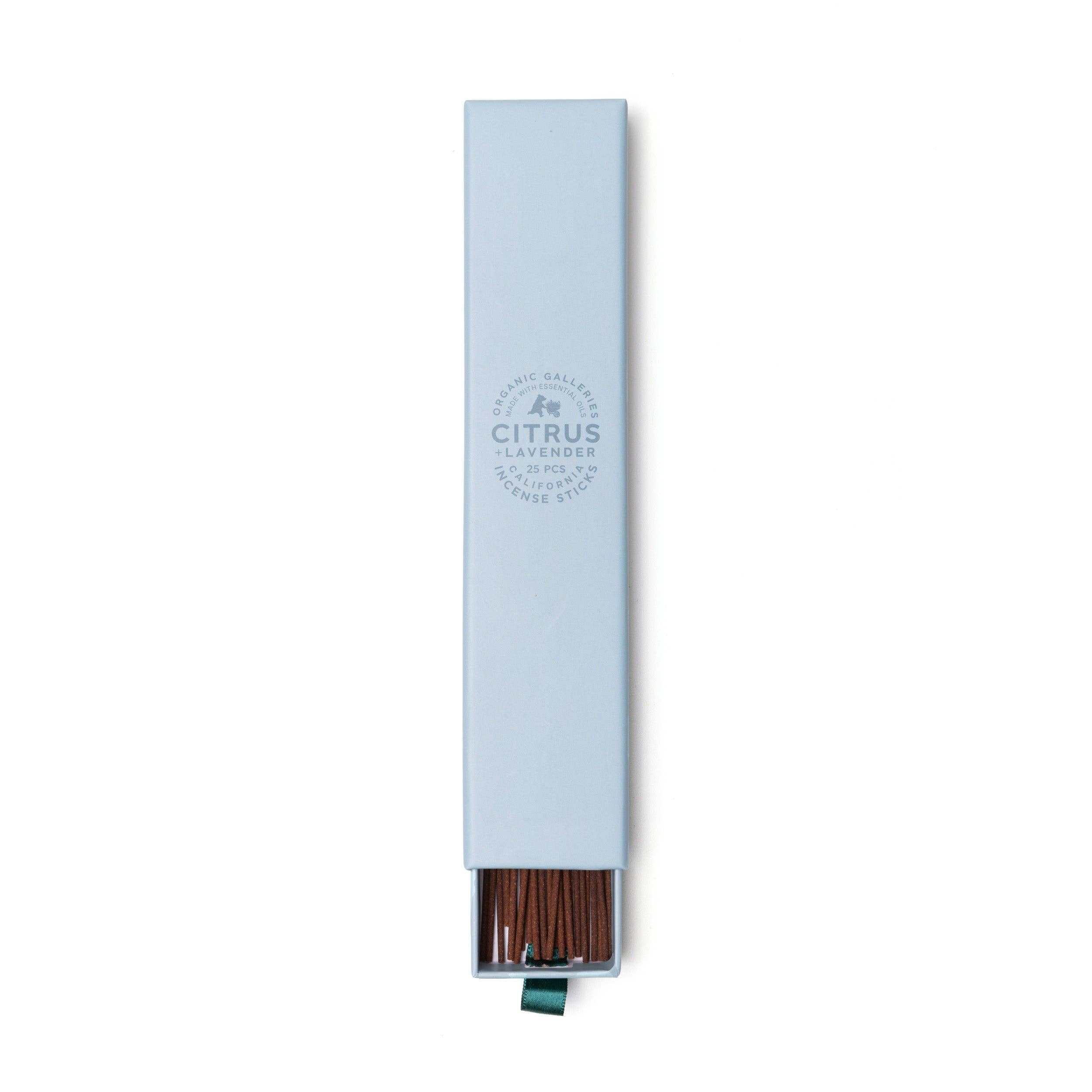 Citrus + Lavender Aromatherapy Incense Sticks – 25 Pcs Boxed