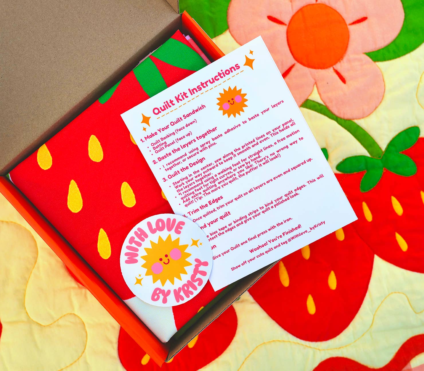 Strawberry Quilt Kit