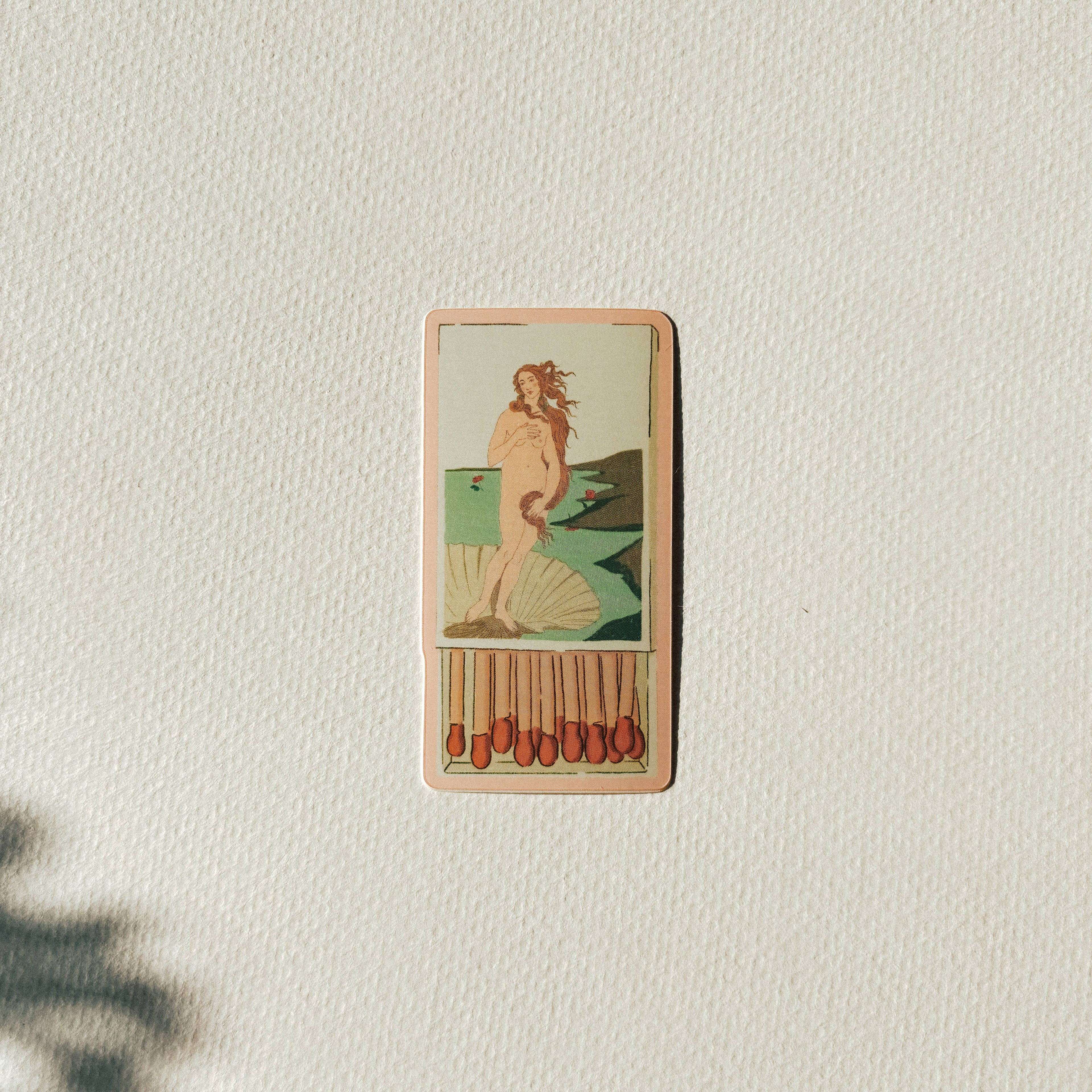 The Birth of Venus Matchbox Sticker