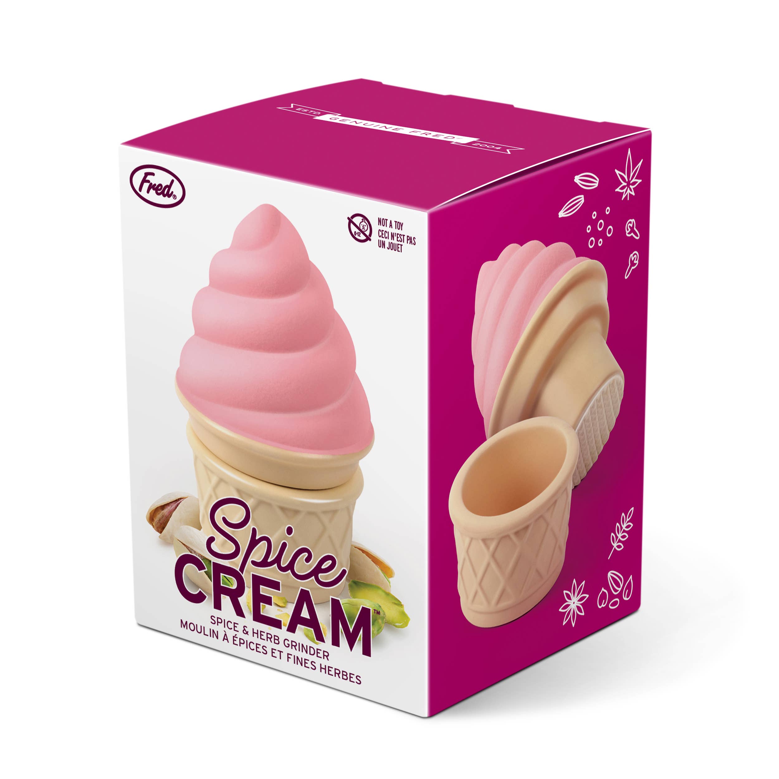Spice Cream - Spice and Herb Grinder, Ice Cream Cone