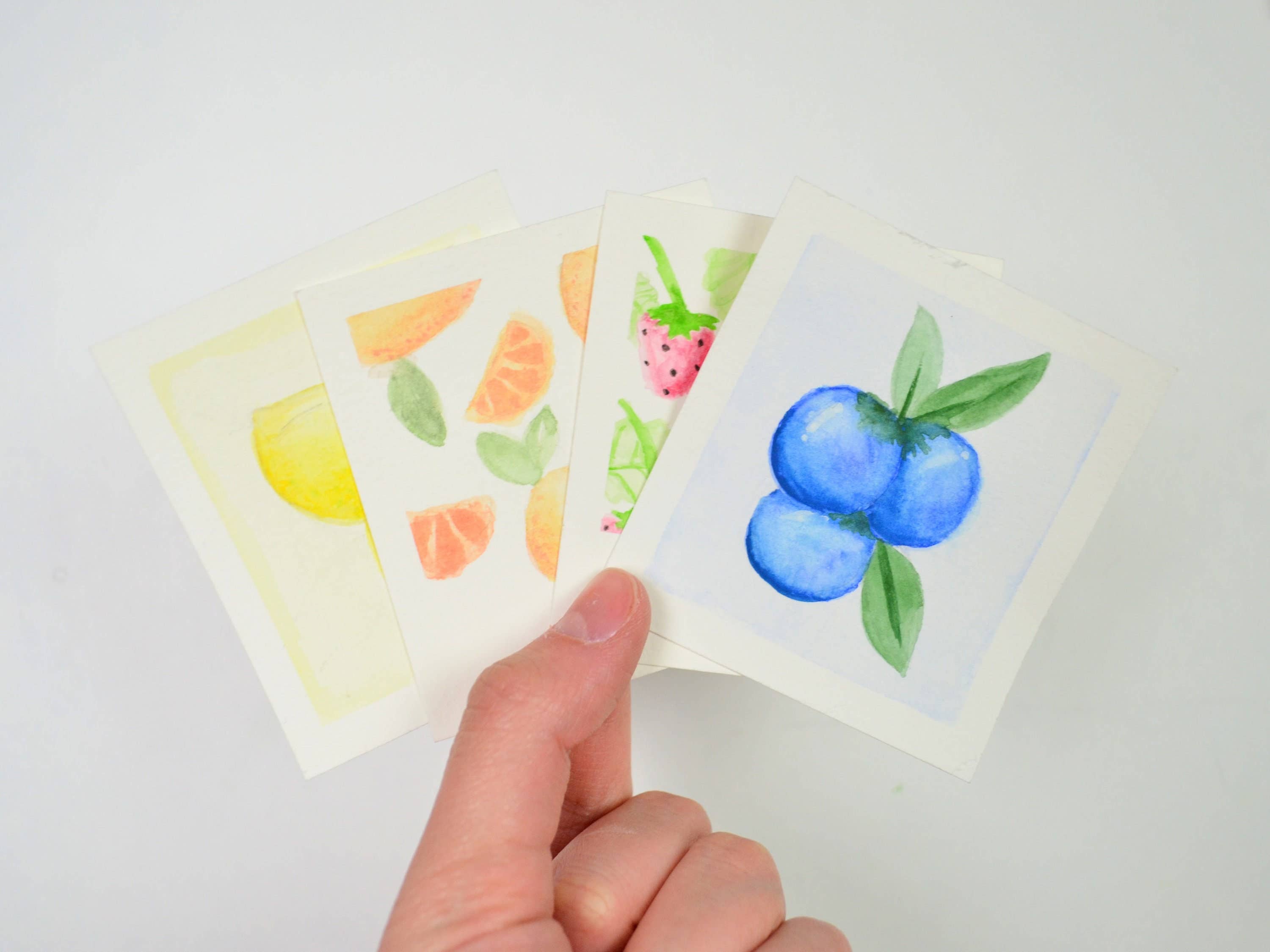 Mini Painting Kit Bundle- Fruit Basket