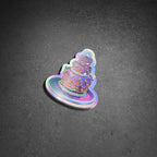 Chrome Cake Holographic Stickers