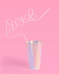 XL Glitter Bride Straw, Bachelorette Party Gift, Supplies