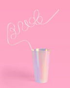 XL Glitter Bride Straw, Bachelorette Party Gift, Supplies