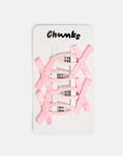 Bow Snap Clips in Blush