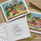 Fall-Winter Coloring Book