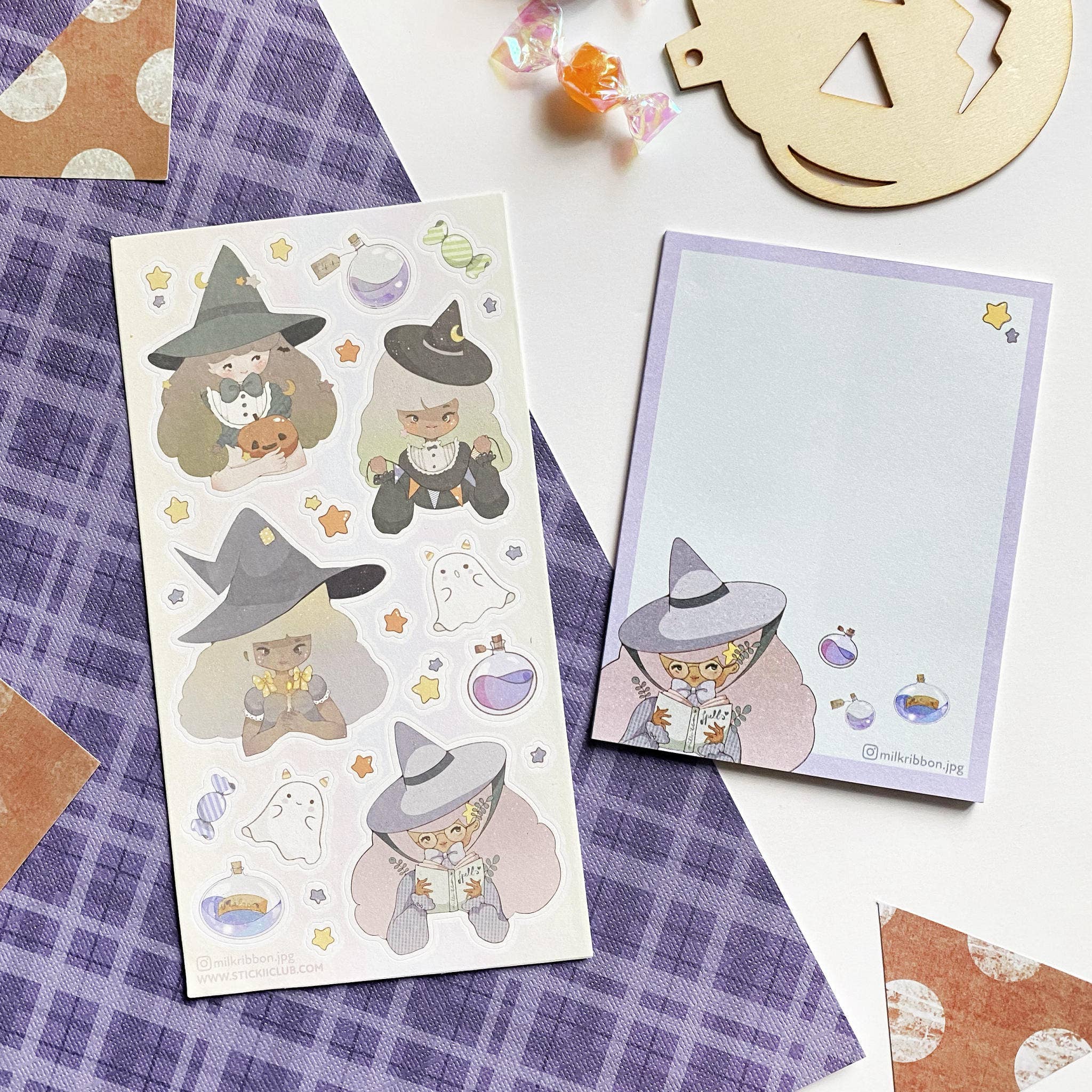 Sweet Witches Sticker Sheet