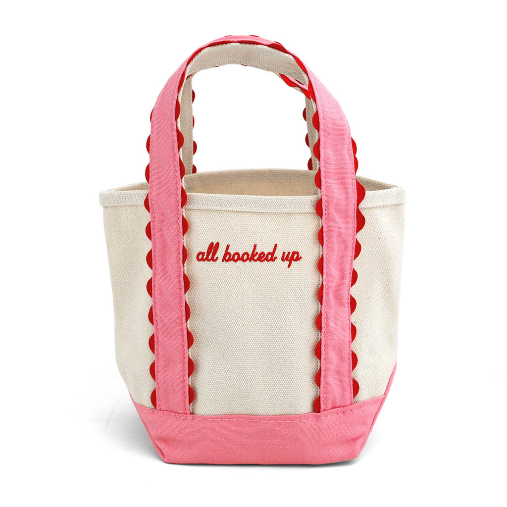 All Booked Up Mini Boat Tote