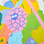 Trojan Fruit Riso Print