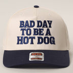 BAD DAY TO BE A HOT DOG Embroidered Trucker Hat