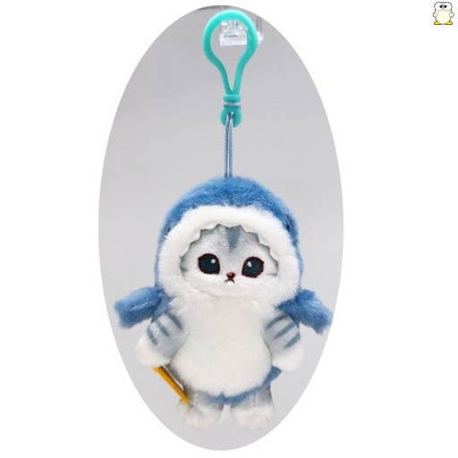 Mofusand Shark Costume Key Chain