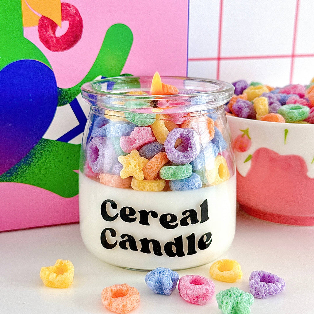 Fruit Loops Cereal Candles | Stocking Stuffer