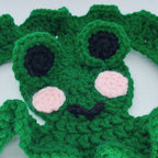 Crochet Frog Hat - Cat Hat - Pet Hat - Made to order