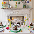 Yellow Glass Dinner Candle & Tealight Holder | Summer Gifts |
