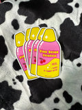 Pink Drink Princess Sticker 