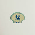 Vintage Floral Seashell Sticker