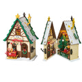 Diy Miniature House Kit: Twinkling Christmas House