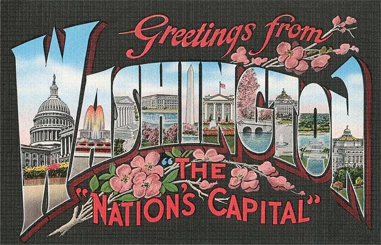 Postcard DC-336 Greetings from Washington, DC