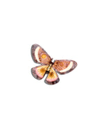 Hand-painted Emperor Silk Moth Claw Hair Clip