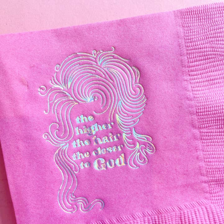 higher the hair napkins