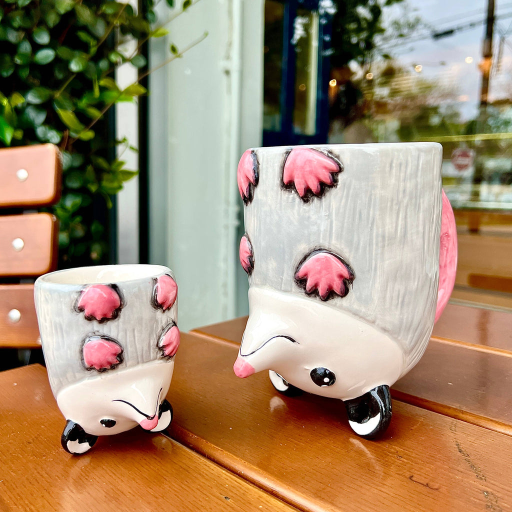 Upside-Down Opossum Mini Mug