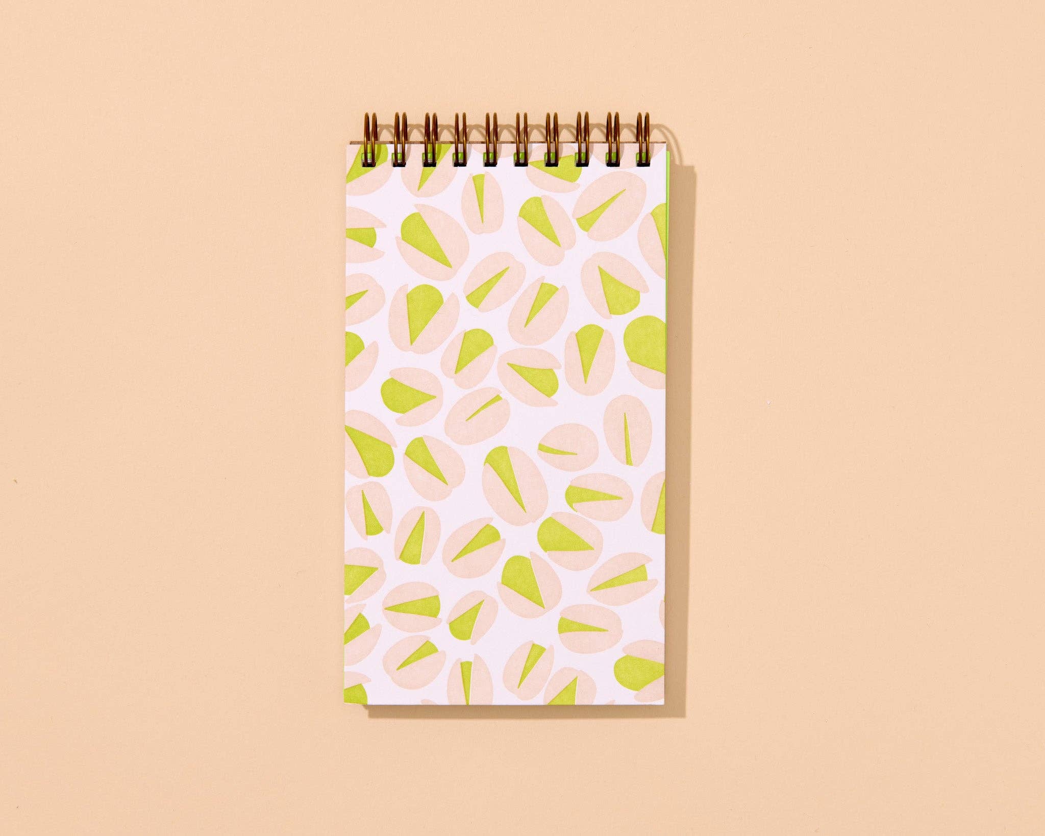 Pistachio Letterpress Pocket-size Spiral Notebook