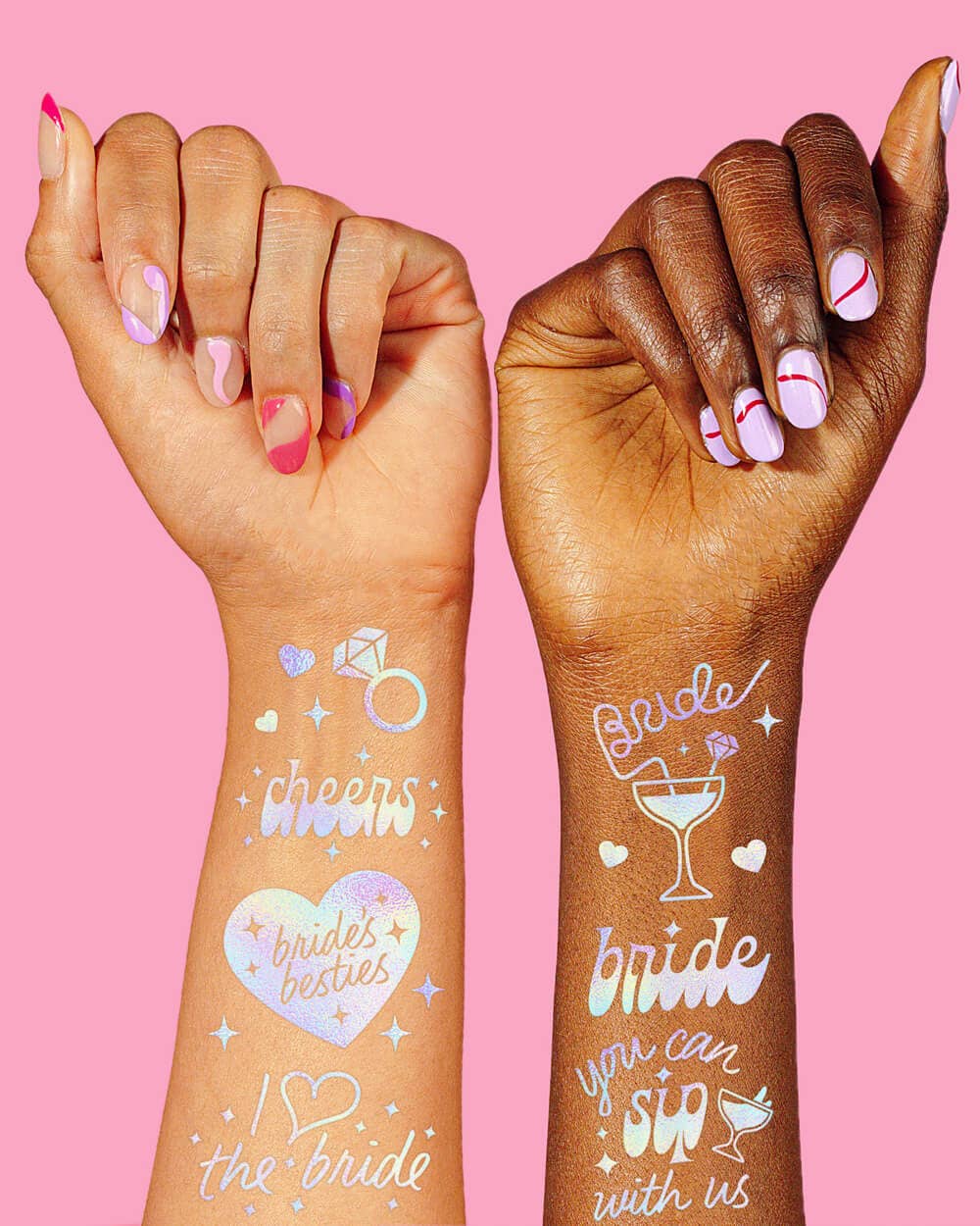 Cheers Temporary Tattoos | Bachelorette Party, Bride Tribe