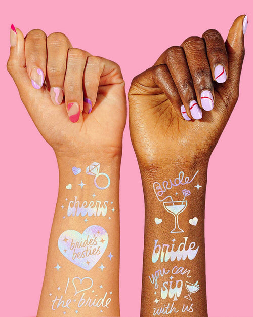 Cheers Temporary Tattoos | Bachelorette Party, Bride Tribe