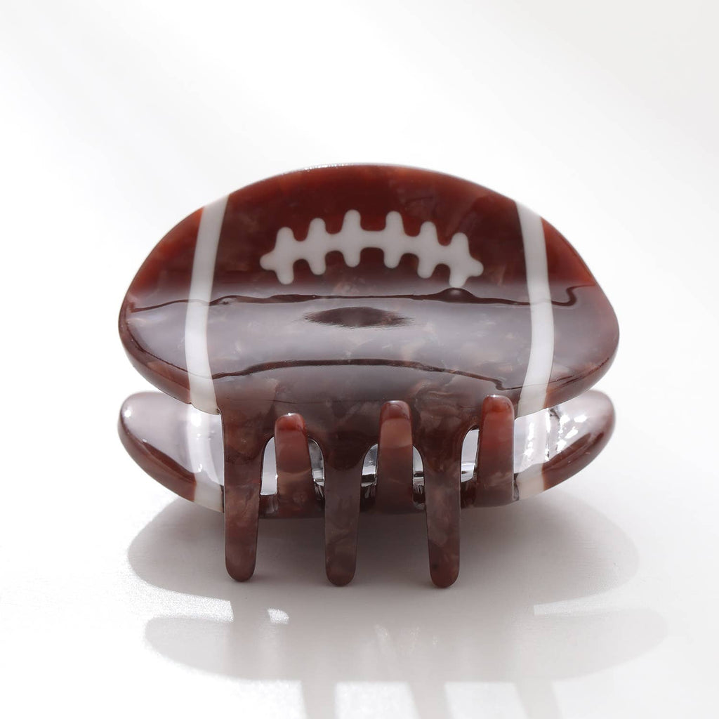 Mini Football Claw Clip