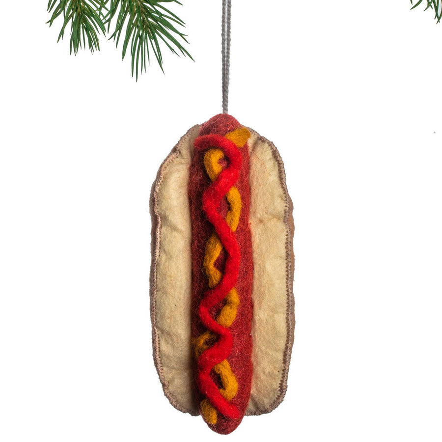 Hot Dog Ornament