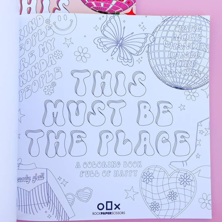 must be the place coloring book